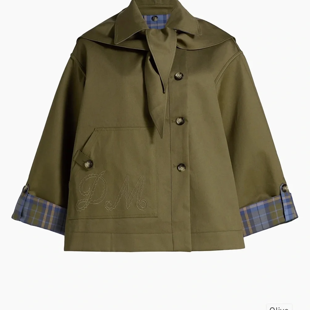 Damson Madder Reversible Jerry Crop Trench - Picture 3 of 6